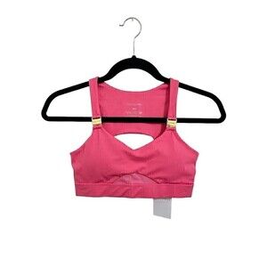 NEW Cleo Harper Sports Bra Size XS Womens Vashti Bralet Pink With Pads Running
